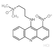 CAS 登录号：20064-00-0， 1-硝基-9-(3-二甲基氨基丙基胺)-吖啶 N-氧化物二盐酸盐