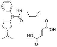 CAS#: 20070-54-6, 3-Butyl-1-(1-Isopropyl-3-Pyrrolidinyl)-1-Phenyl-Urea Fumarate (1:1)