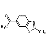 CAS#: 20077-92-3, 1-(2-Methyl-1,3-Benzothiazol-6-Yl)Ethanone