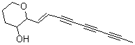 CAS 登录号：20110-23-0， 四氢-2-(1-壬烯-3,5,7-三炔-1-基)-2H-吡喃-3-醇