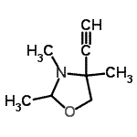CAS#: 20116-14-7, 4-Ethynyl-2,3,4-Trimethyl-1,3-Oxazolidine