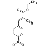 CAS 登录号：2017-89-2， 乙基(2E)-2-氰基-3-(4-硝基苯基)丙烯酸酯