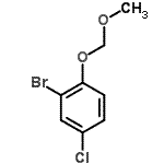 CAS#: 201748-37-0, 2-Bromo-4-Chloro-1-(Methoxymethoxy)Benzene