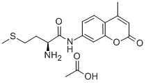 CAS 登录号：201854-07-1， H-蛋氨酰-7-氨基-4-甲基香豆素乙酸盐
