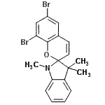CAS#: 20200-62-8, 6,8-Dibromo-1',3',3'-Trimethyl-1',3'-Dihydrospiro[Chromene-2,2'-Indole]