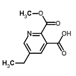 CAS#: 202586-57-0, 5-Ethyl-2-(Methoxycarbonyl)Nicotinic Acid