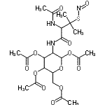 CAS 登录号：202656-49-3， 1,3,4,6-四-O-乙酰基-2-{[N-乙酰基-3-(亚硝基硫基)缬氨酰]氨基}-2-脱氧吡喃己糖