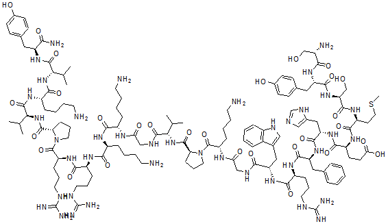 CAS 登录号：20282-58-0， 曲可克肽