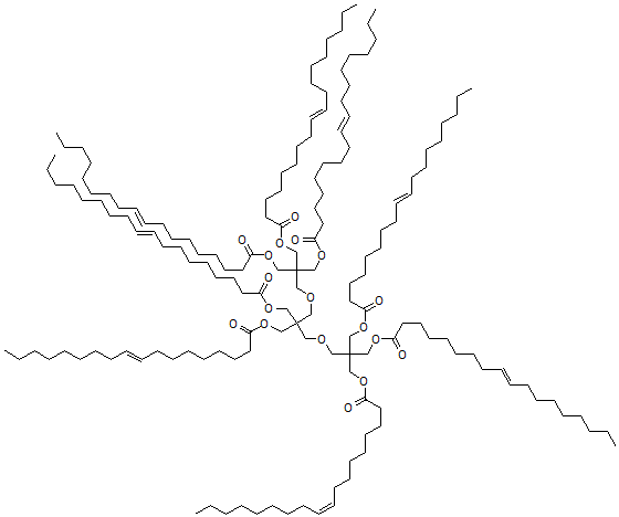 CAS#: 20284-29-1, 3,7-Dioxanonane-1,1,1,5,5,9,9,9-Octakismethanol Octakisoleate
