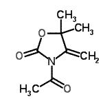 CAS#: 202920-26-1, 3-Acetyl-5,5-Dimethyl-4-Methylene-1,3-Oxazolidin-2-One