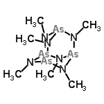 CAS#: 2030-90-2, 2,4,6,8,9,10-Hexamethyl-2,4,6,8,9,10-hexaaza-1,3,5,7-tetraarsatricyclo[3.3.1.1(3,7)]decane