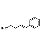 CAS#: 203318-35-8, 4-[(1E)-1-Penten-1-Yl]Pyridine