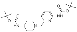 CAS#: 203321-87-3, [6-[[4-[[(1,1-Dimethylethoxy)Carbonyl]Amino]-1-Piperidinyl]Methyl]-2-Pyridinyl]-Carbamicacid 1,1-Dimethylethyl Ester