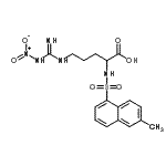 CAS#: 203383-33-9, N<Sup>2</Sup>-[(6-Methyl-1-Naphthyl)Sulfonyl]-N<Sup>5</Sup>-(N-Nitrocarbamimidoyl)Ornithine
