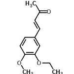 CAS 登录号：203395-47-5， (3E)-4-(3-乙氧基-4-甲氧基苯基)-3-丁烯-2-酮