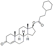 CAS 登录号：2034-94-8， (17b)-17-(3-环己基-1-氧代丙氧基)-雄甾-4-烯-3-酮