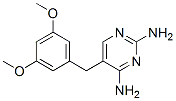 CAS 登录号：20344-69-8， 5-[(3,5-二甲氧基苯基)甲基]嘧啶-2,4-二胺