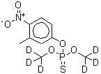 CAS 登录号：203645-59-4， O,O-二[(<sup>2</sup>H<sub>3</sub>)甲基] O-(3-甲基-4-硝基苯基)硫代磷酸酯