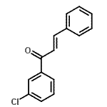 CAS 登录号：20426-48-6， (2E)-1-(3-氯苯基)-3-苯基-2-丙烯-1-酮