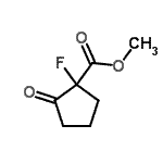 CAS 登录号：204457-43-2， 甲基1-氟-2-氧代环戊烷羧酸酯
