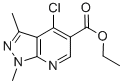 CAS#: 20481-15-6, 4-Chloro-1,3-Dimethyl-1H-Pyrazolo[3,4-b]Pyridine-5-carboxylic Acid Ethyl Ester