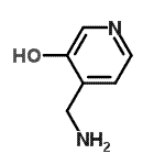 CAS 登录号：20485-35-2， 4-(氨基甲基)-3-吡啶醇