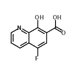 CAS#: 205040-63-7, 5-Fluoro-8-Hydroxy-7-Quinolinecarboxylic Acid