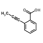 CAS#: 205250-11-9, 2-(1-Propyn-1-Yl)Benzoic Acid