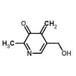 CAS 登录号：205321-07-9， 5-(羟基甲基)-2-甲基-4-亚甲基-3(4H)-吡啶酮
