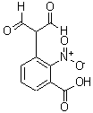 CAS 登录号：205680-83-7， 3-(1-甲酰基-2-氧代乙基)-2-硝基-苯甲酸