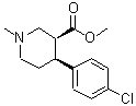 CAS 登录号：205805-13-6， (3S,4S)-4-(4-氯苯基)-1-甲基-3-哌啶羧酸甲酯