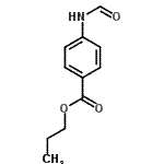 CAS 登录号：205810-15-7， 丙基4-甲酰氨基苯甲酸酯