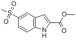 CAS 登录号：205873-28-5， 5-(甲基磺酰基)-1H-吲哚-2-羧酸甲酯