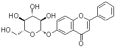 CAS#: 20594-05-2, 2-Phenyl-6-[(2S,3R,4S,5S,6R)-3,4,5-Trihydroxy-6-(Hydroxymethyl)Tetrahydropyran-2-Yl]Oxy-Chromen-4-One