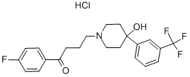 CAS 登录号：2062-77-3， 1-(4-氟苯基)-4-[4-羟基-4-[3-(三氟甲基)苯基]哌啶-1-鎓-1-基]丁烷-1-酮氯化物