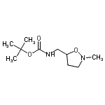 CAS#: 206268-15-7, 2-Methyl-2-Propanyl [(2-Methyl-1,2-Oxazolidin-5-Yl)Methyl]Carbamate
