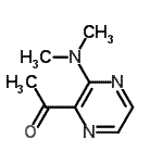 CAS 登录号：206278-31-1， 1-[3-(二甲基氨基)-2-吡嗪基]乙酮