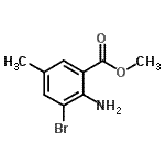 CAS#: 206551-32-8, Methyl 2-Amino-3-Bromo-5-Methyl-Benzoate