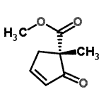 CAS#: 206755-00-2, Methyl (1S)-1-Methyl-2-Oxo-3-Cyclopentene-1-Carboxylate