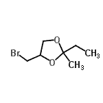 CAS#: 207347-51-1, 4-(Bromomethyl)-2-Ethyl-2-Methyl-1,3-Dioxolane