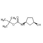 CAS#: 207729-03-1, 2-Methyl-2-Propanyl [(1S,3R)-3-Hydroxycyclopentyl]Carbamate