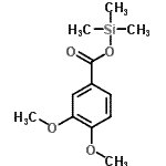 CAS 登录号：2078-16-2， 三甲基硅烷基3,4-二甲氧基苯甲酸酯