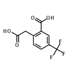 CAS#: 207804-91-9, 2-(Carboxymethyl)-5-(Trifluoromethyl)Benzoic Acid