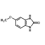 CAS 登录号：208-75-3， 5-甲氧基-1,3-二氢-2H-苯并咪唑-2-酮