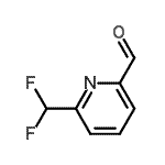 CAS#: 208111-30-2, 6-(Difluoromethyl)-2-Pyridinecarbaldehyde