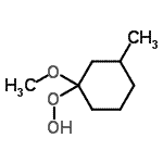 CAS#: 208115-47-3, 1-Methoxy-3-Methylcyclohexyl Hydroperoxide