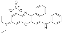 CAS#: 20816-95-9, (5-Anilino-9H-Benzo(a)Phenoxazin-9-Ylidene)Diethyl-Ammonium Nitrate