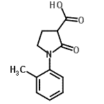 CAS#: 20841-80-9, 1-(2-Methylphenyl)-2-Oxo-3-Pyrrolidinecarboxylic Acid