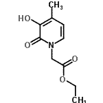 CAS#: 208592-17-0, Ethyl (3-Hydroxy-4-Methyl-2-Oxo-1(2H)-Pyridinyl)Acetate
