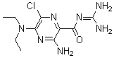 CAS 登录号:2086-31-9, 3-氨基-6-氯-N-(二氨基亚甲基)-5-二乙基氨基吡嗪-2-甲酰胺